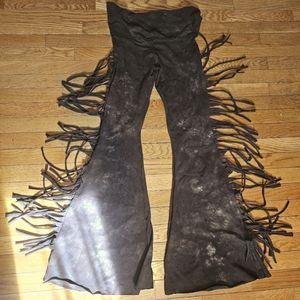 Boho Fringe Bellbottoms Flares